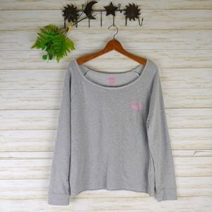 SMYM x barbie logo oversized cotton crewneck